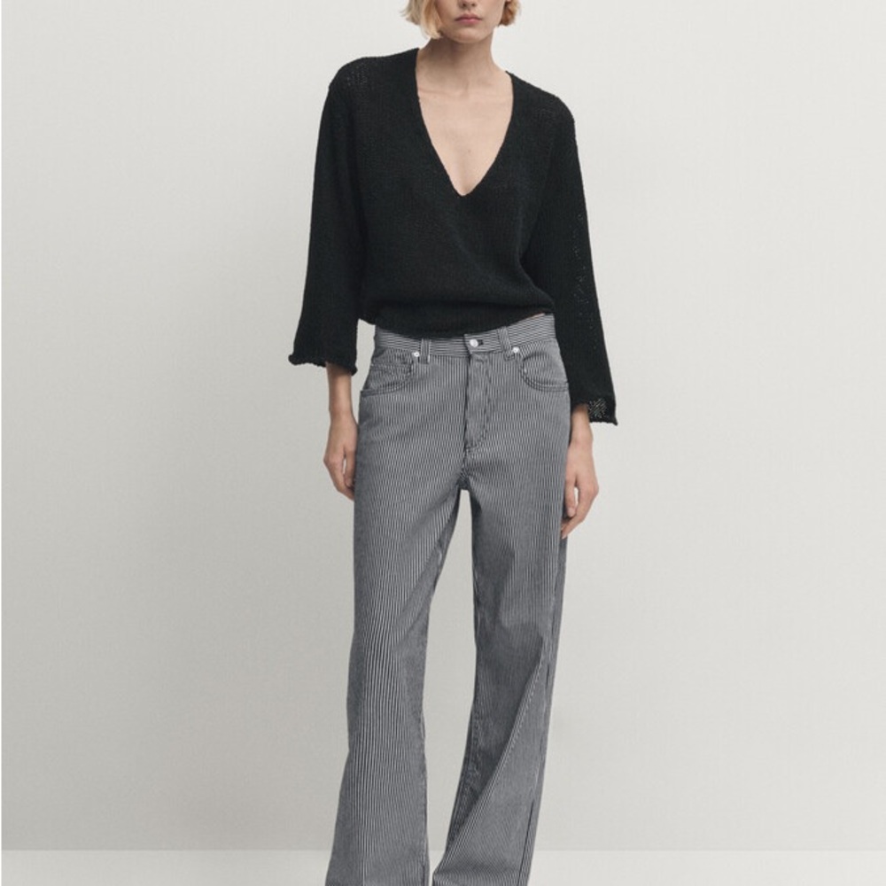 Massimo Dutti Striped Jeans